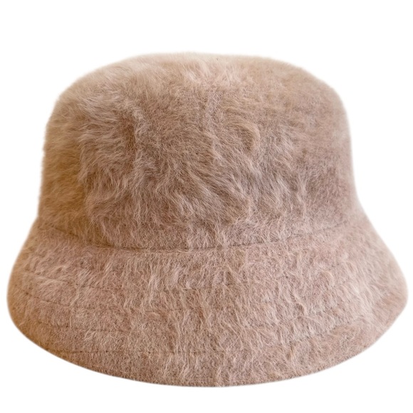 Kangol Furgora Lahinch Angora Blend Tan Bucket Hat Streetwear Casual Size M - Picture 6 of 14